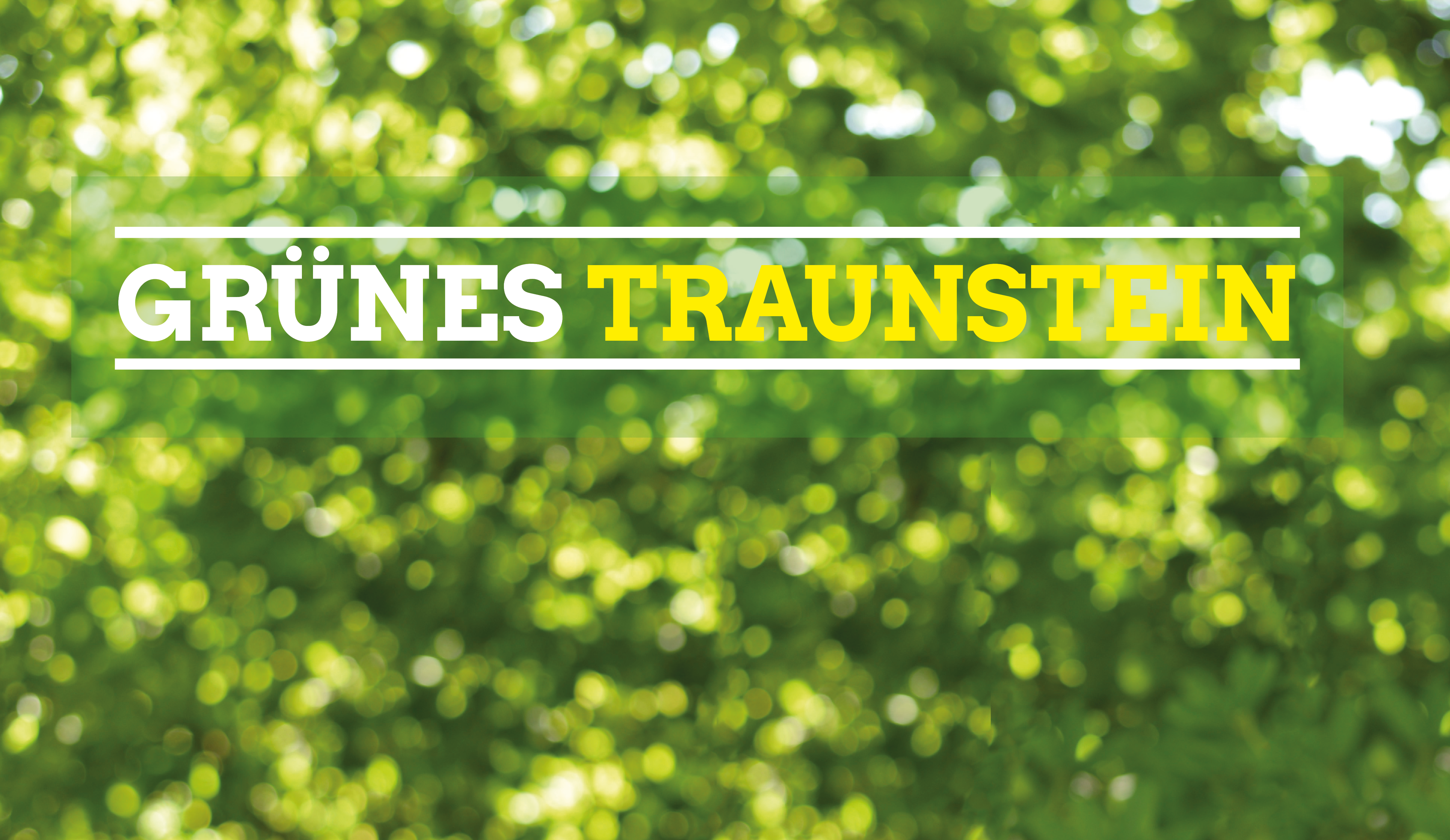 Grünes Traunstein | Grüne Stadt Traunstein